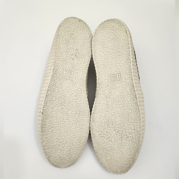 Frye perforated black white leather slip on sneaker - Picture 10 of 13